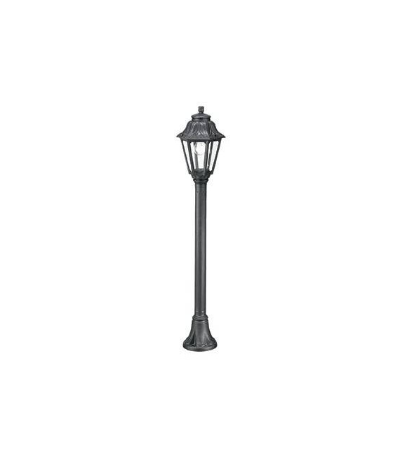Lámpara de pie de jardín Anna Black 1 bombilla 110cm