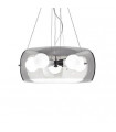 Audi-10 pendant lamp 5 bulbs Gray