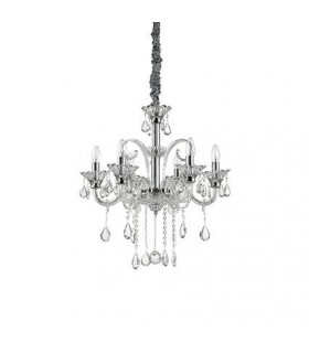 Candelabro senza paralumi Colossal Clear Glass 6 lampadine 80cm