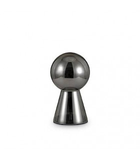 Lampe de table Birillo Gris fumé 1 ampoule 30cm