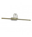 Picture light Bow Satin gold glass 114 bulbs 18cm