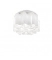 Ceiling light Compo white 15 bulbs 35cm