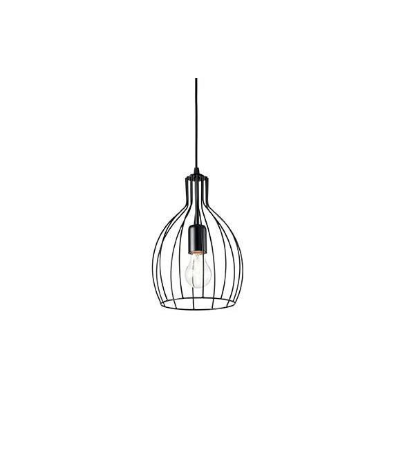 Suspension Ampolla Métal Noir 1 ampoule 45cm