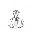 Suspension Ampolla Métal Noir 1 ampoule 55cm