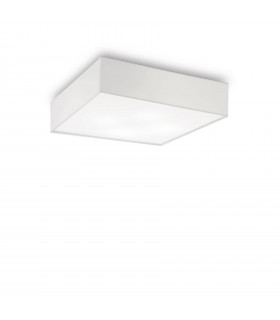 Ceiling lamp Ritz White fabric 4 bulbs 15cm