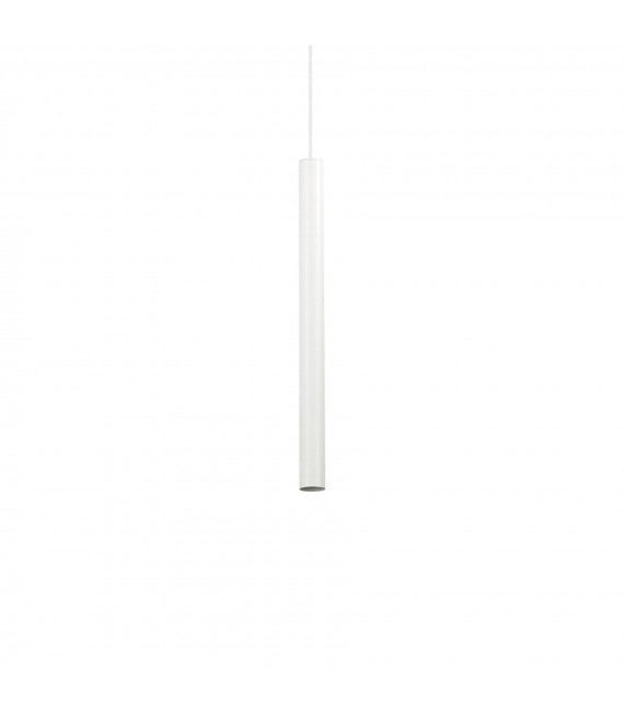 Sospensione di design Ultrasottile Metallo bianco 1 lampadina 60cm