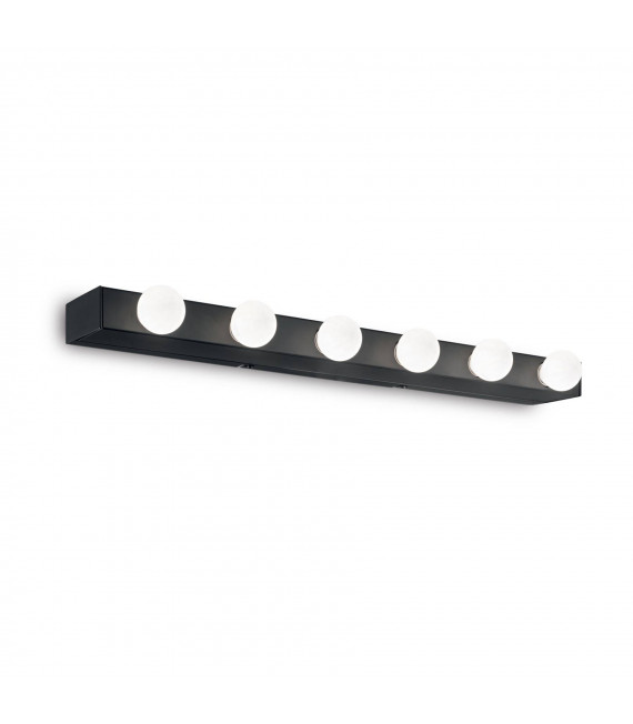 Prive wall light Black Metal 6 bulbs 4cm