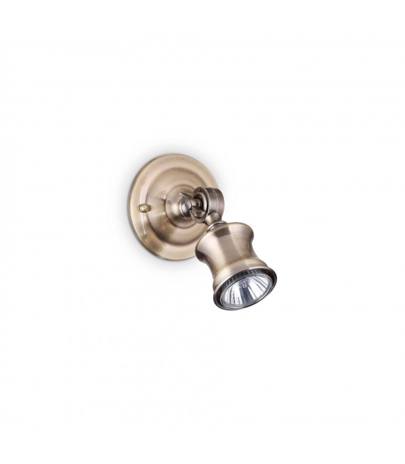 Spot Barber Metallo Finitura brunita 1 lampadina 16cm