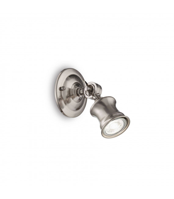 Spot Barber Metallo Nichel 1 lampadina 16cm