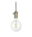 Doc Metal Lead Pendant 1 bulb 18cm