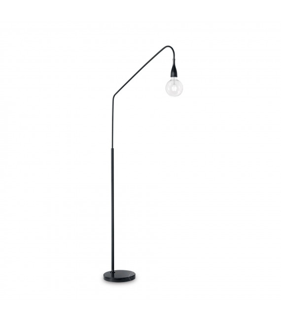 Lampadaire Minimal Métal Noir 1 ampoule 175cm