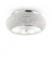 Ceiling light Design Pasha Metal Chrome 14 bulbs 28cm