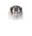 Design Compo Smoked Metal Ceiling Light 6 bulbs 35cm