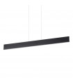Desk pendant lamp Black metal 1 bulb 20cm
