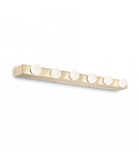Prive Metal Messing Wandleuchte 6 Glühbirnen 4cm