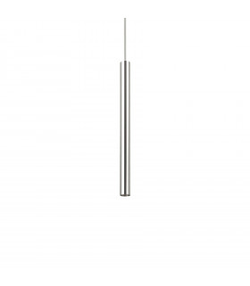 Design suspension Ultrathin Metal Chrome 1 bulb 60cm