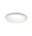 Spot encastré Basic Aluminium blanc 72 ampoules 8cm