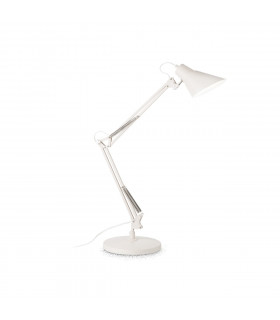 Sally Tischlampe Weißmetall 1 Glühbirne 58cm