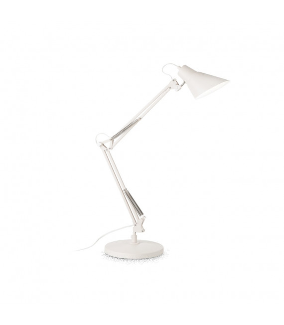 Lampada da tavolo Sally Metallo bianco 1 lampadina 58cm