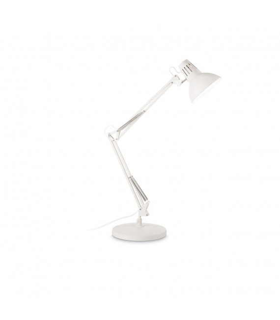 Wally Tischlampe Weißmetall 1 Glühbirne 58cm