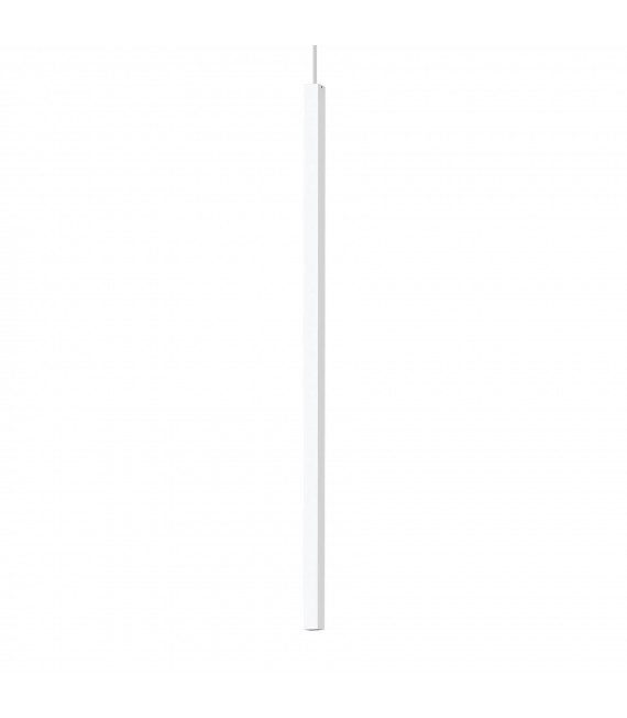 Suspension design Ultrathin Métal blanc 1 ampoule 115cm