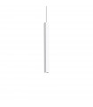 Suspension design Ultrathin Métal blanc 1 ampoule 55cm
