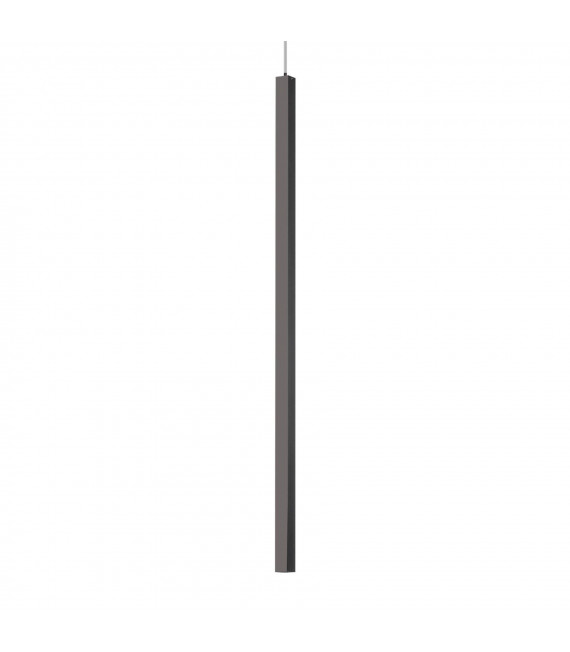 Design Pendelleuchte Ultrathin Black Metal 1 Birne 115cm