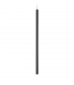 Design suspension Ultrathin Black Metal 1 bulb 115cm