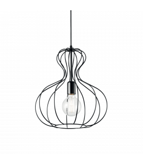 Ampolla pendant light 1 bulb White metal