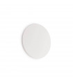 Cover 1-light white aluminum wall light