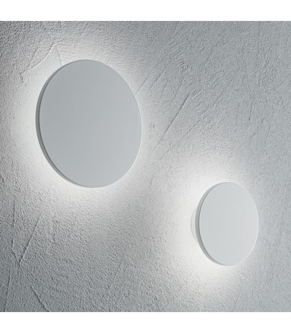 Applique murale Cover 1 ampoule Aluminium blanc