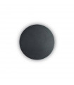 Applique murale Cover 1 ampoule Aluminium Noir