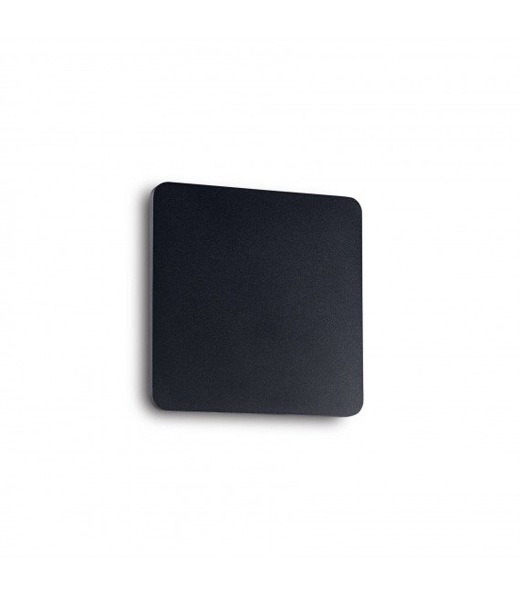 Applique murale Cover Aluminium Noir 1 ampoule 15cm