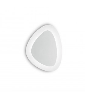 Aplique LED integrado Gingle White metal 90 bombillas 19,5cm