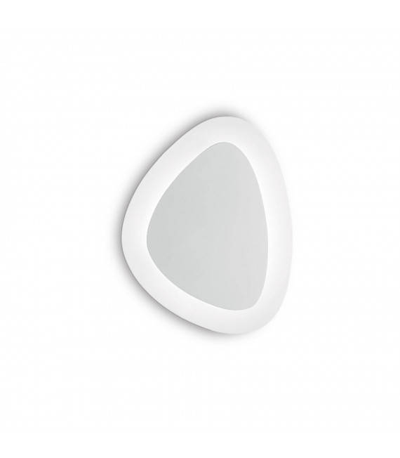 Integrated LED wall light Gingle White metal 90 bulbs 19.5cm