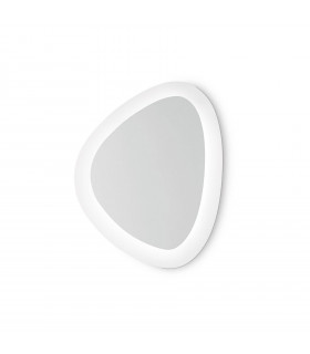 Integrated LED wall light Gingle White metal 125 bulbs 25cm