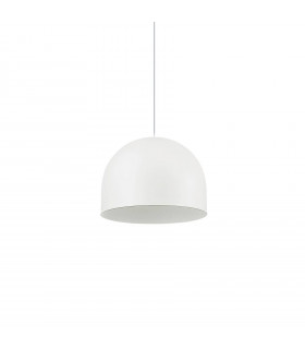 Lámpara colgante Alto Metal Blanco 1 bombilla 25cm