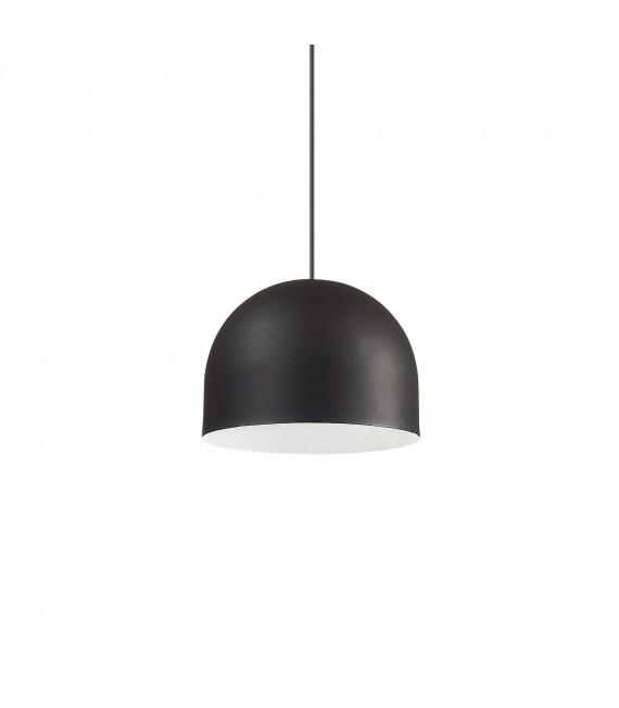 Colgante Alto Metal Negro 1 bombilla 25cm