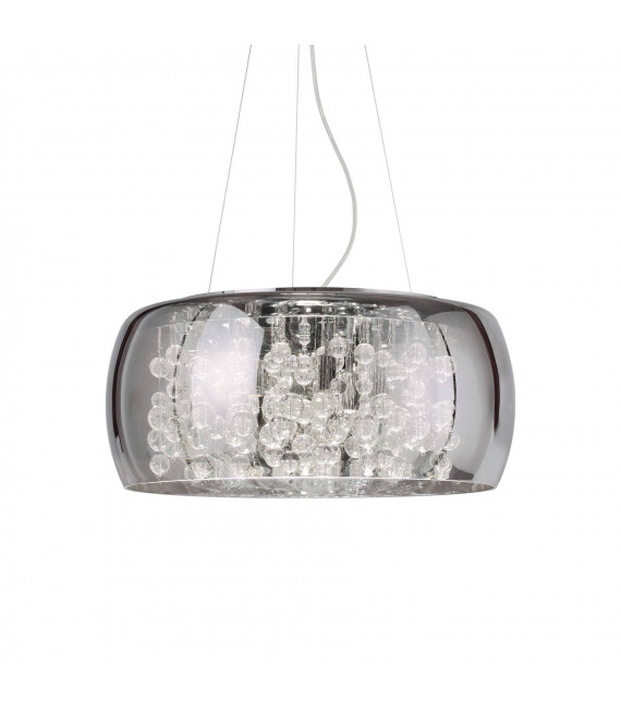 Suspension Audi-80 Métal Fumé 8 ampoules 33cm