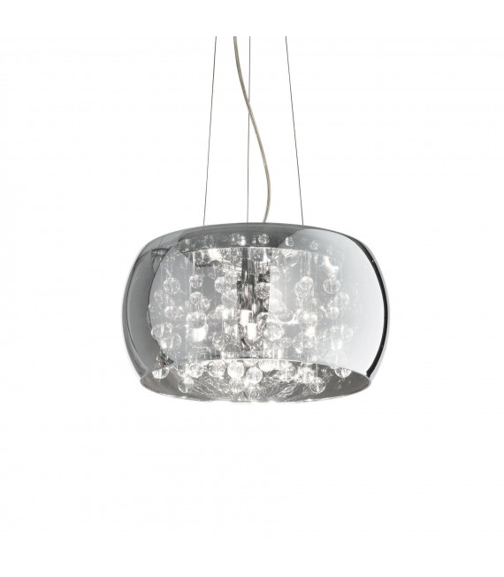 Audi-80 Smoked Metal Pendant 5 bulbs 33cm