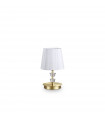 Lampe de table Pegaso Métal Laiton satiné 1 ampoule 30cm