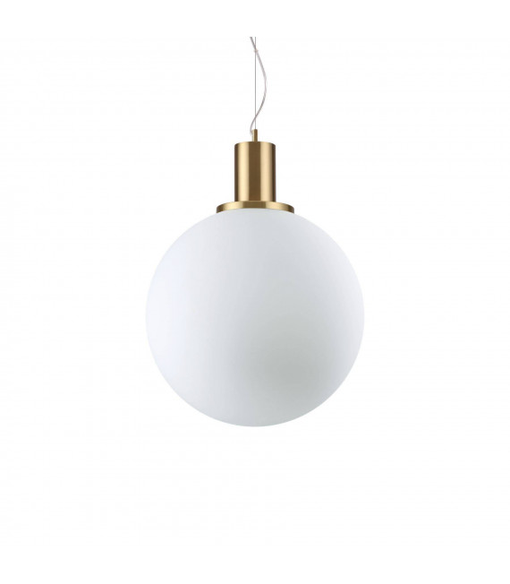 Loko pendant lamp White metal 1 bulb 56cm