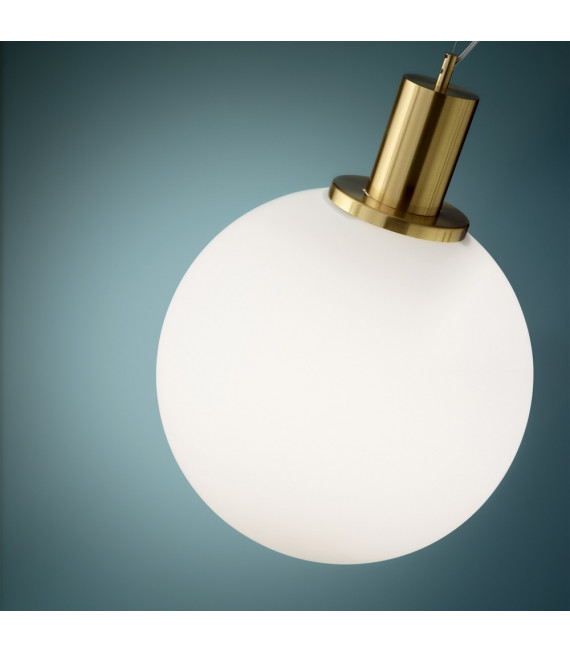 Loko pendant lamp White metal 1 bulb 56cm