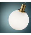 Suspension Loko Métal blanc 1 ampoule 56cm