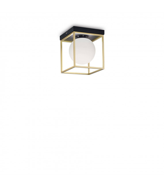 Deckenleuchte Lingotto Metal Antikmessing 1 Glühbirne 21,5cm