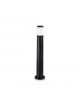 Bolardo de jardín Amelia Resina Negro 1 bombilla 80cm