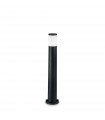 Garden bollard Amelia Resin Black 1 bulb 80cm