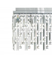 Elisir Metal Chrome pendant lamp 8 bulbs 48.5cm