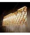 Suspension Elisir Métal Laiton 6 ampoules 48,5cm