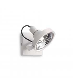 Deckenleuchte Glim White Metal 1 Glühbirne 19cm
